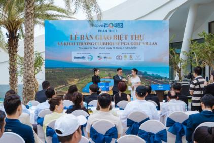 NOVAWORLD PHAN THIET CHÍNH THỨC BÀN GIAO BIỆT THỰ VÀ KHAI TRƯƠNG CLUBHOUSE PGA GOLF VILLAS