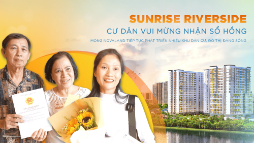 CƯ DÂN HÂN HOAN NHẬN SỔ HỒNG, HÀI LÒNG VỚI KHÔNG GIAN SỐNG TUYỆT VỜI Ở SUNRISE RIVERSIDE