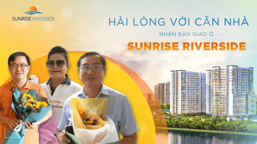 CƯ DÂN HÂN HOAN NHẬN SỔ HỒNG, HÀI LÒNG VỚI KHÔNG GIAN SỐNG TUYỆT VỜI Ở SUNRISE RIVERSIDE