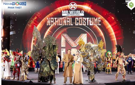 VĂN HÓA THẾ GIỚI HỘI TỤ TẠI NOVAWORLD PHAN THIET TRONG ĐÊM DIỄN NATIONAL COSTUME CỦA MR WORLD 2024