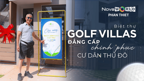 BIỆT THỰ GOLF VILLAS ĐẲNG CẤP CHINH PHỤC CƯ DÂN THỦ ĐÔ