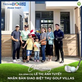 NOVAWORLD PHAN THIET: CHÀO ĐÓN QUÝ TÂN CƯ DÂN GIA NHẬP CỘNG ĐỒNG TINH HOA GOLF VILLAS